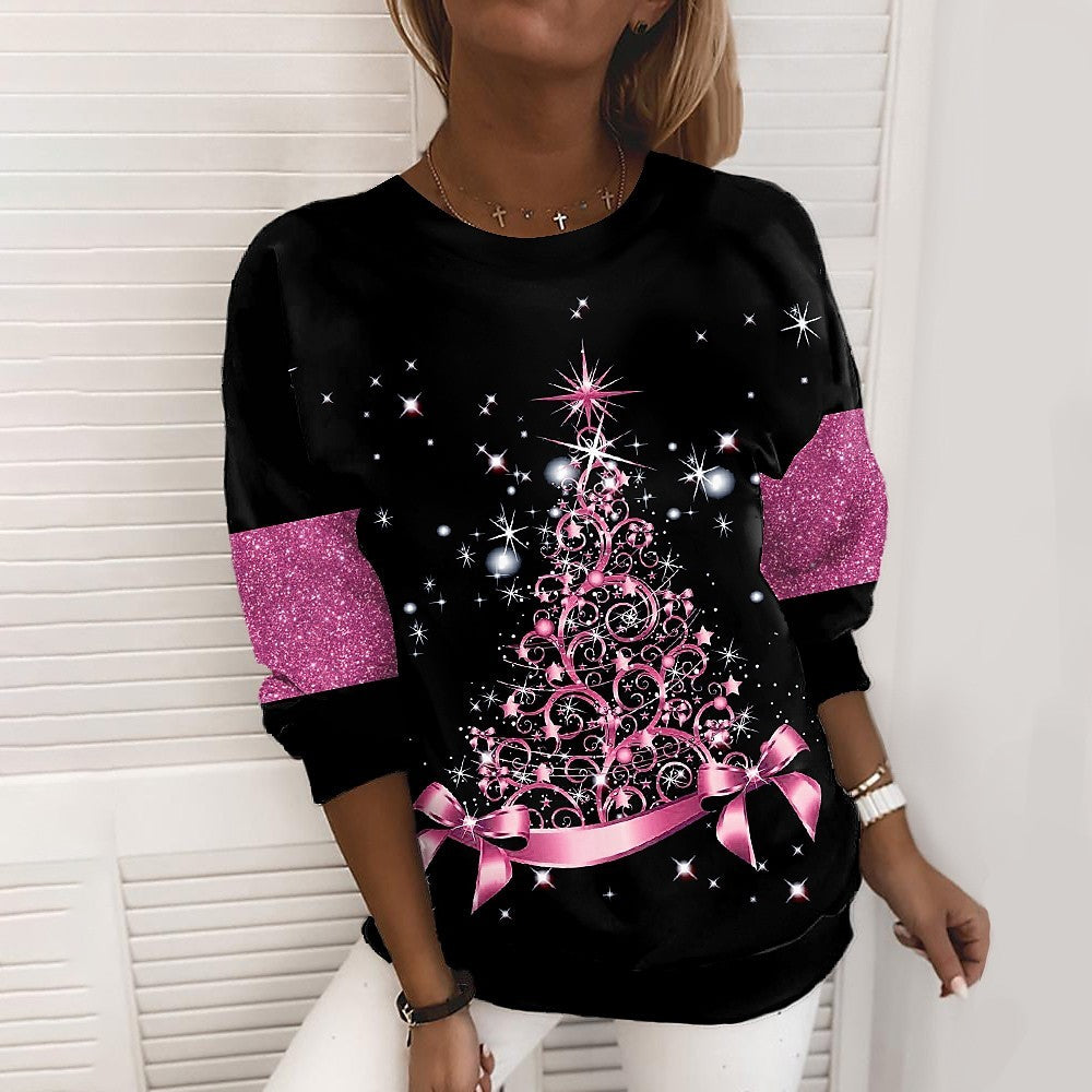 Women's 3D Christmas Printed Sweatshirt