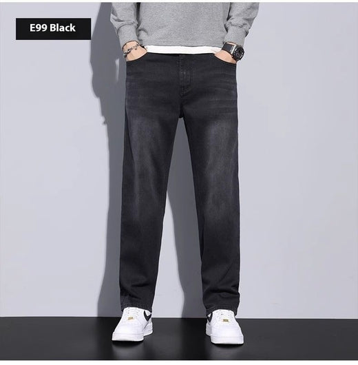 Jeans Loose Straight Casual Long Pants Men