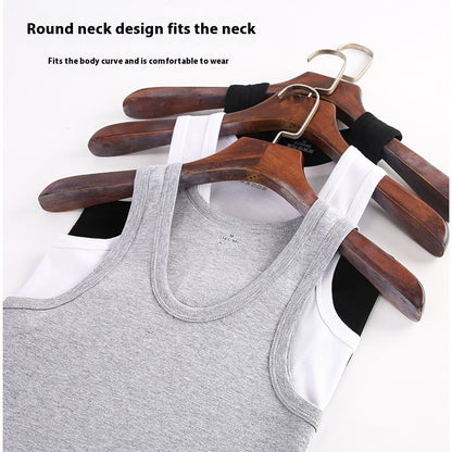 Men's Cotton Slim Fit Sports Vest Breathable Stretch Underwear