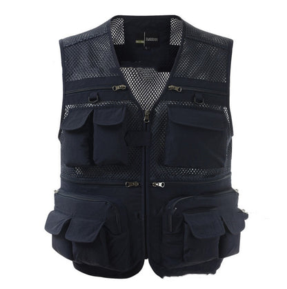 Multi-pocket Men's Professional Photography Vest