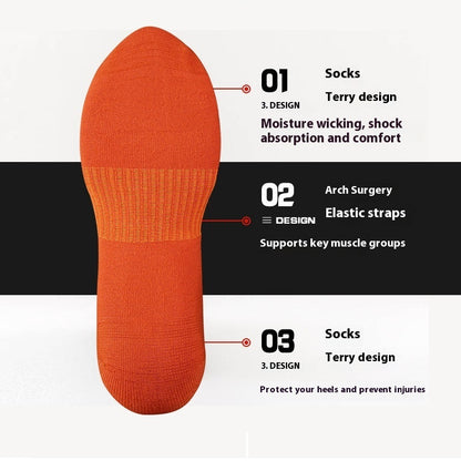 Combed Cotton Athletic Sports Socks