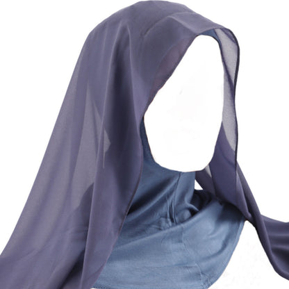 Modal Scarf Bottoming Hood Pearl Chiffon Women's Bag Scarf