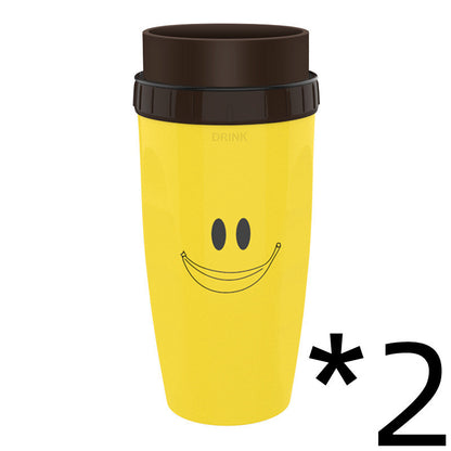 No Cover Twist Travel Cup with Straw and Double Insulation