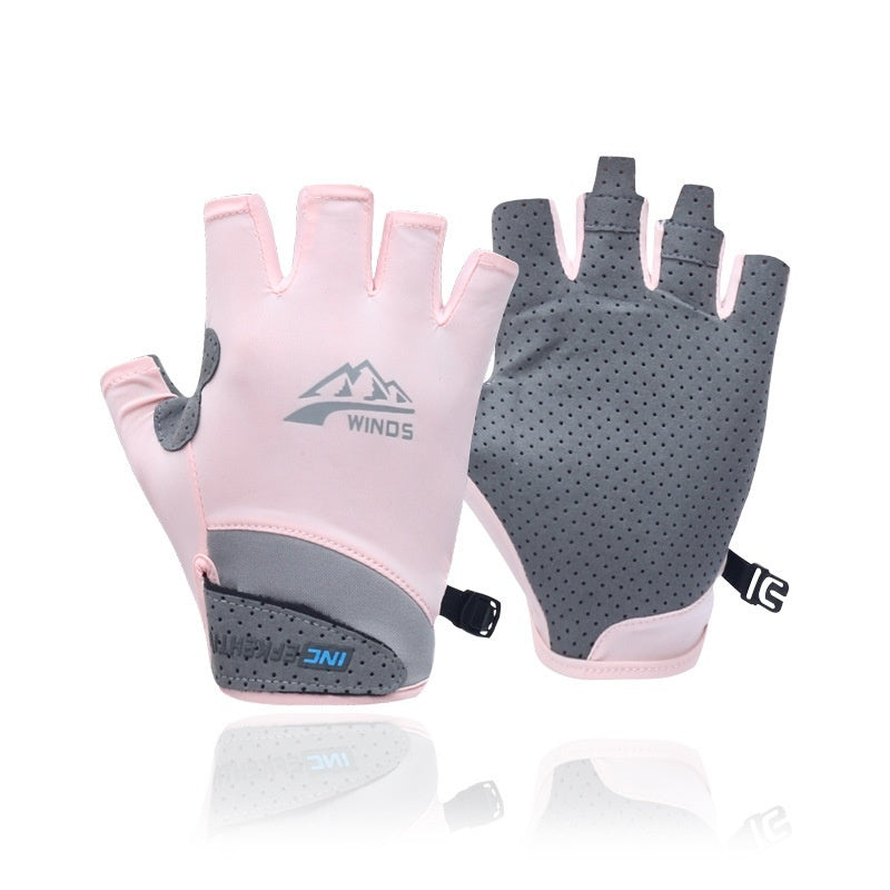 Fitness Cycling Half Finger Touch Screen Gloves