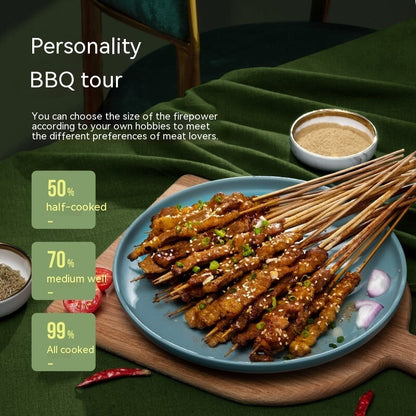 Automatic Multi-Function Smoke-Free Skewers Machine