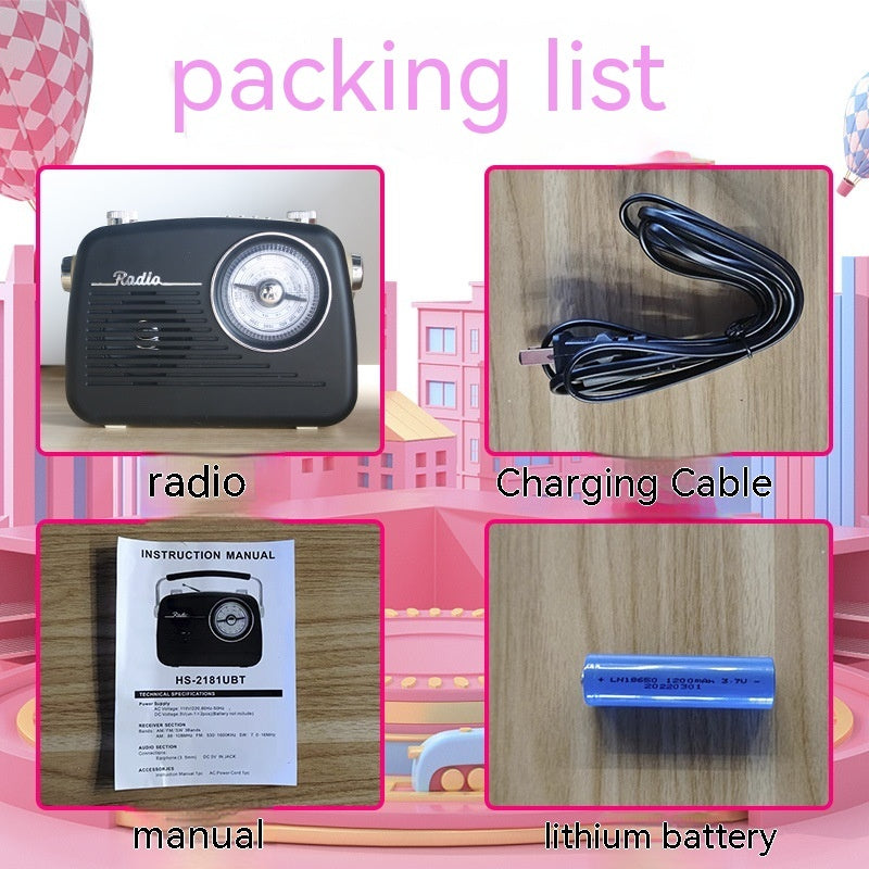 Speaker Signal Strong Stereo Portable Radio