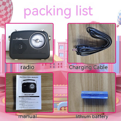 Speaker Signal Strong Stereo Portable Radio