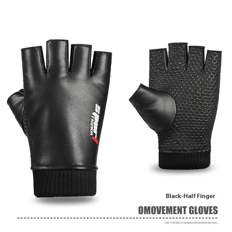 Men's Warm Touch Screen Leather Gloves