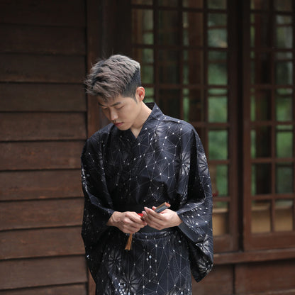 Japanese Kimono Male Samurai Costume