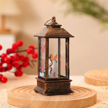 Christmas Santa Claus LED Oil Lamp Night Light