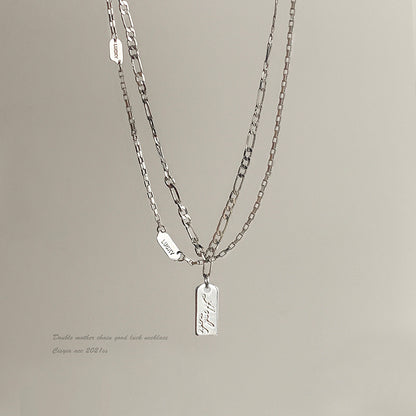Double Layer Stacked Necklace
