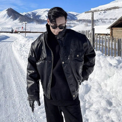 Jacket Leather Coat Autumn And Winter Men's Coat