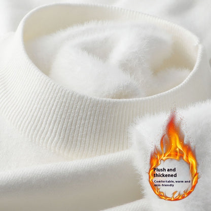 Men's Half High Neck Slim Fit Sweater