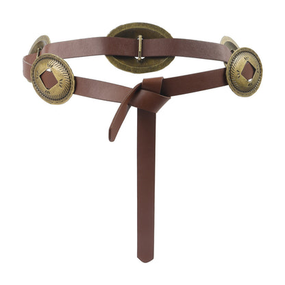 Retro Ethnic Style Metal Carved Belt