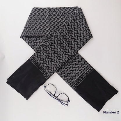 Men's Silk Cashmere Business Long Scarf