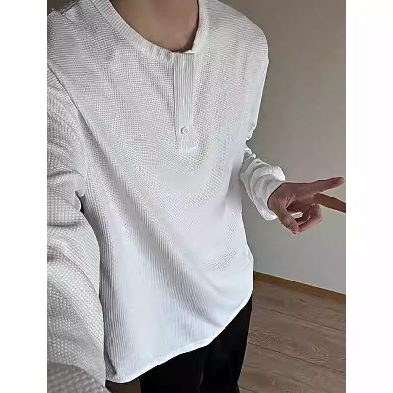 Men's Spring And Autumn American Retro T-shirt