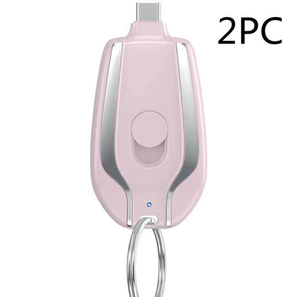 Keyring Wireless Charging Bank 1500mAh Portable Power