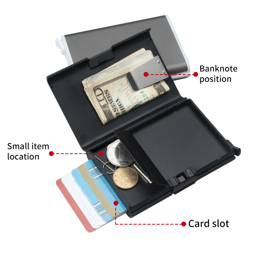 RFID Aluminum Automatic Coin & Paper Money Box
