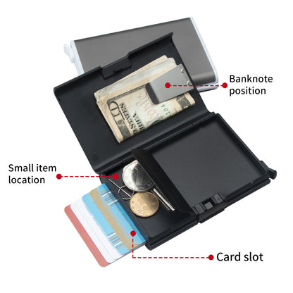 RFID Aluminum Automatic Coin & Paper Money Box