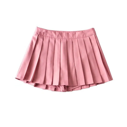 High Waist A-Line Skirt