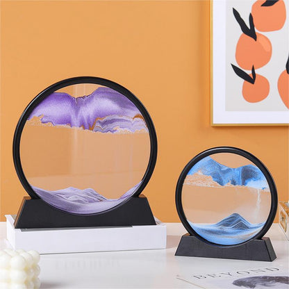 Quicksand Painting Hourglass Glass Decoration Crafts