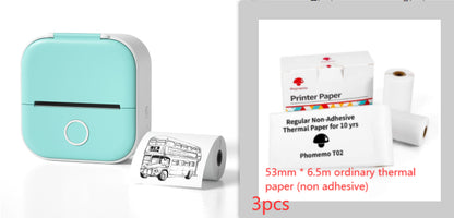 Mini Portable Thermal Label Printer - Ideal for Students and Price Tags