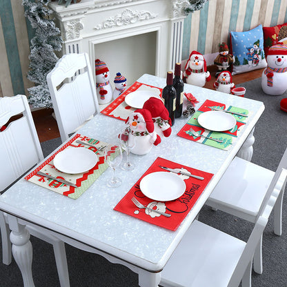 New Christmas Table Mat Tablecloth Decor