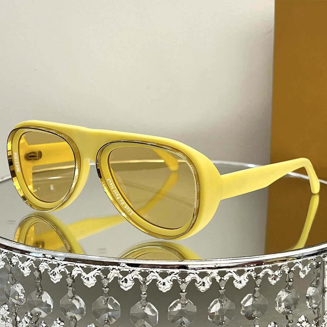 Toad-shaped Camouflage Sunglasses