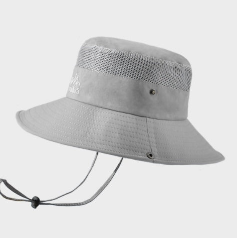 Solid Color Big Brim Sun Hat Outdoor Protection