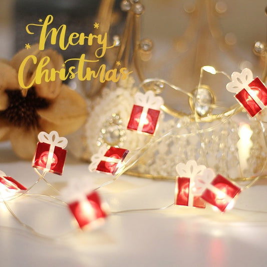 Christmas Bell Tree Elk Copper Wire Lamp