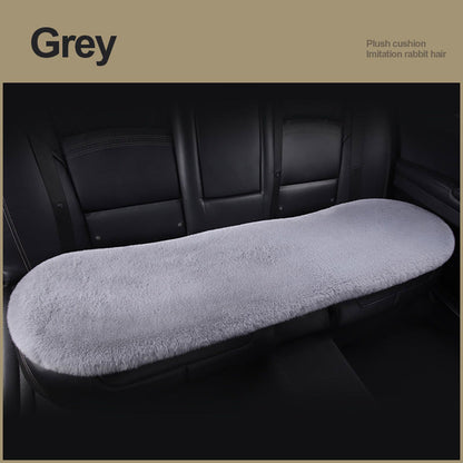 Car Seat Winter Plush Single Seat Square Cushion