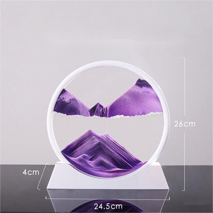 Quicksand Painting Hourglass Glass Decoration Crafts