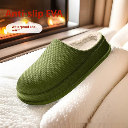 EVA Autumn And Winter Warm Waterproof Toe Cap Shock Absorption Thick Cotton Shoes
