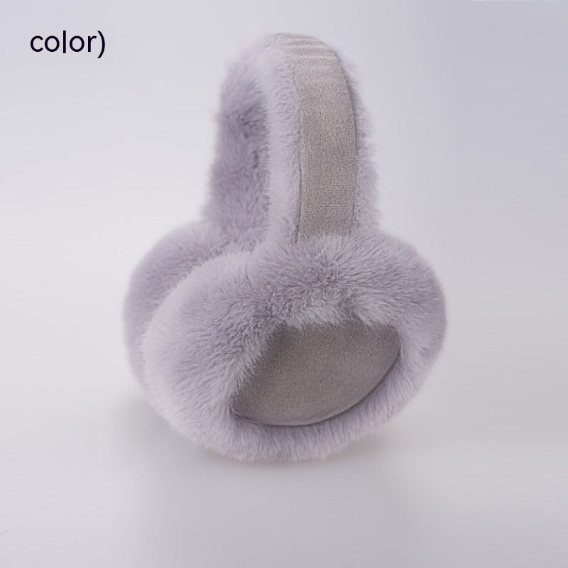 Folding Warm Women's Autumn Winter Plush Earmuffs