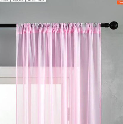 Modern Cotton Linen Window Screen