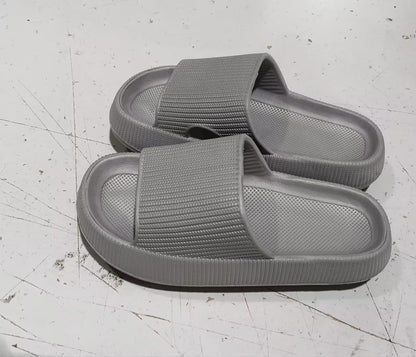 Home Slippers Couples Feel Cool Stepping On Excrement