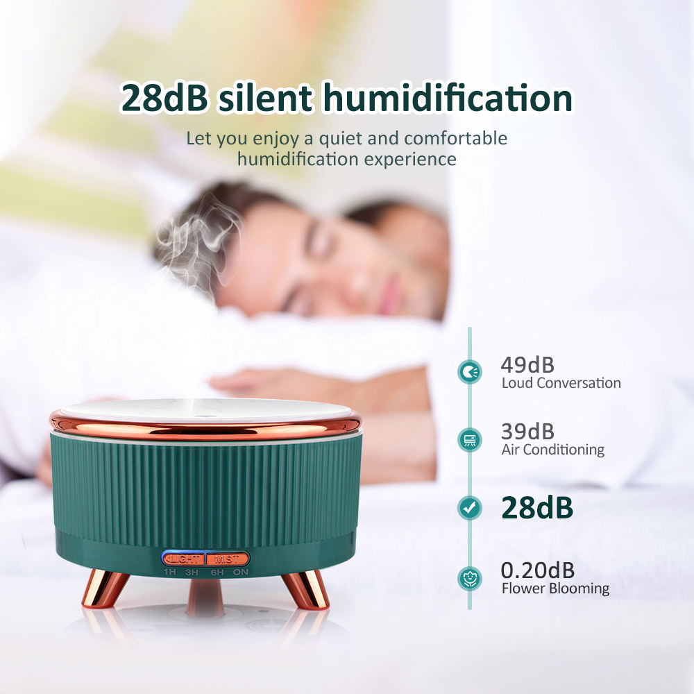 Wood Grain Aroma Diffuser 500ml Ultrasonic