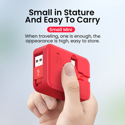 4 in 1 Retractable USB Cable Macaron Type C Micro iPhone