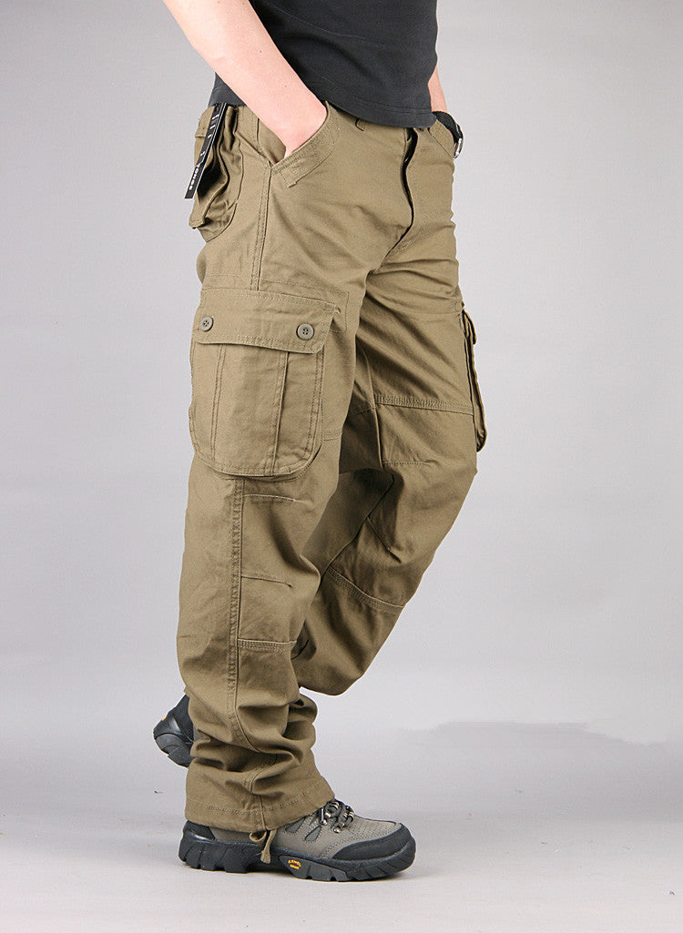 Multi-pocket Men's Loose Labor Protection Pants