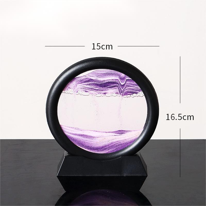 Quicksand Painting Hourglass Glass Decoration Crafts