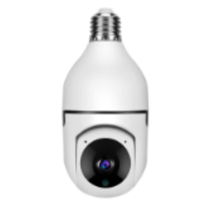 WiFi Bulb Camera 1080P 4X Zoom E27 5G Home Security Monitor