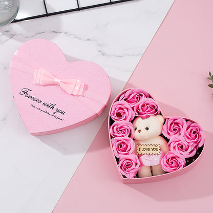 Heart-shaped Rose Red Gift Box for All Occasions