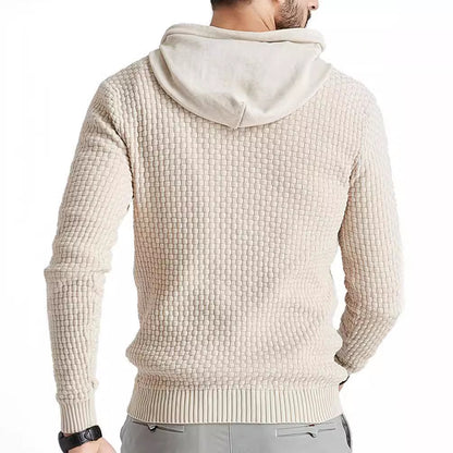 Men's Hooded Sweatshirt Long Sleeve Solid Color