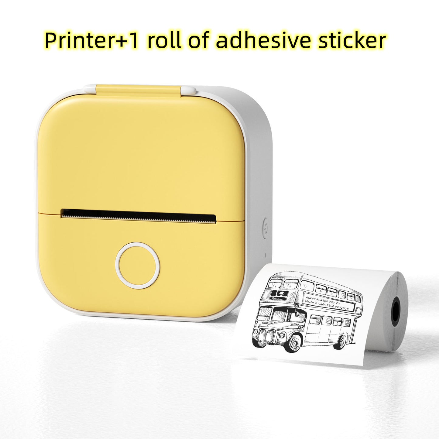 Mini Portable Thermal Label Printer - Ideal for Students and Price Tags