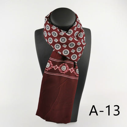 Men's Double Layer Cashmere Washed Warm Scarf
