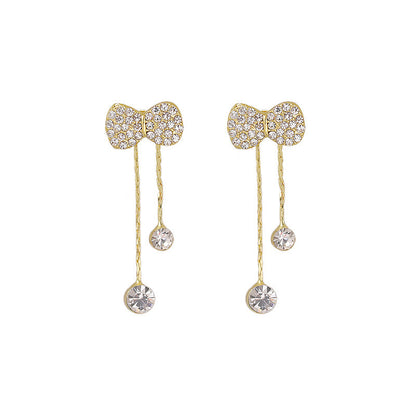 Bow Tassel Fashion Earrings