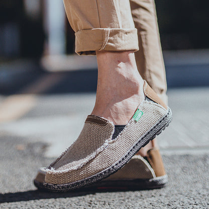 Retro Slip-On Old Beijing Cloth Casual Shoes for Men