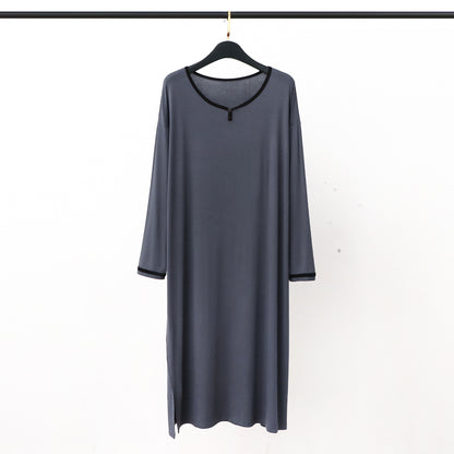 Long Soft Draping Bathrobe Men's Pajamas