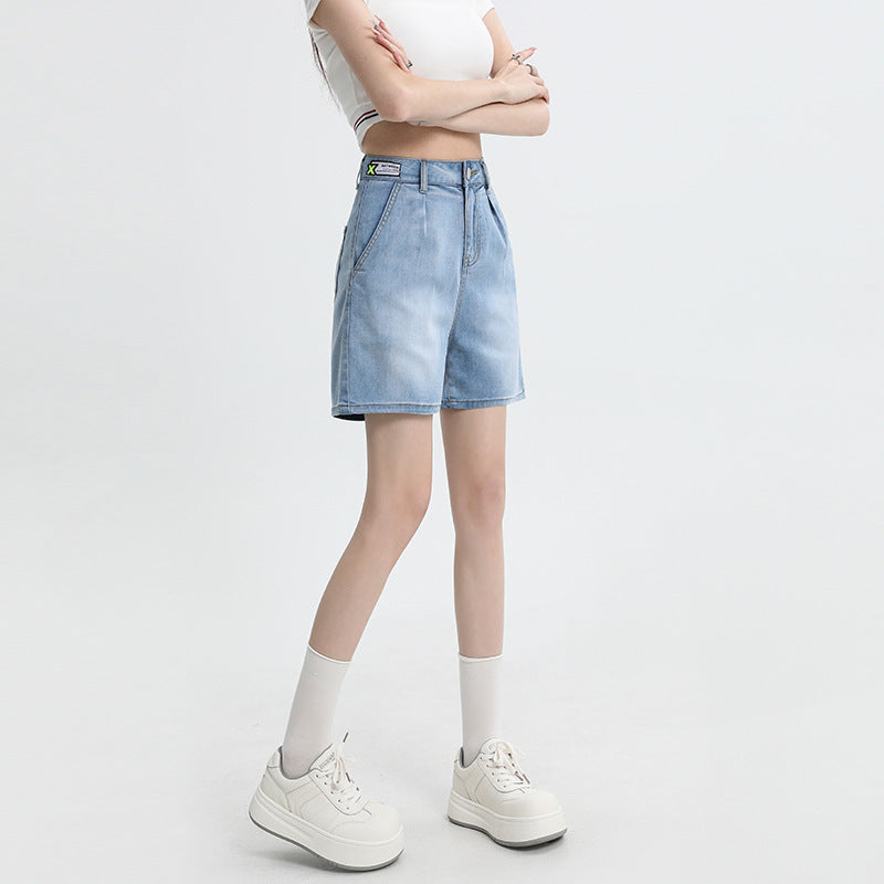 Summer Ultra-thin Tencel Lyocell Denim Shorts