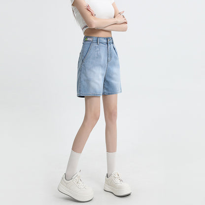 Summer Ultra-thin Tencel Lyocell Denim Shorts